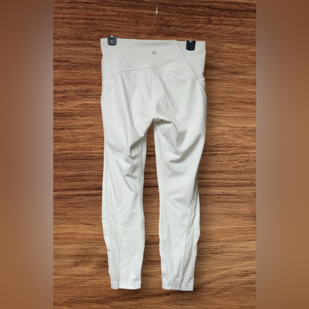 EUC Lululemon Train Times 7/8 Pant *25"
White (First Release)